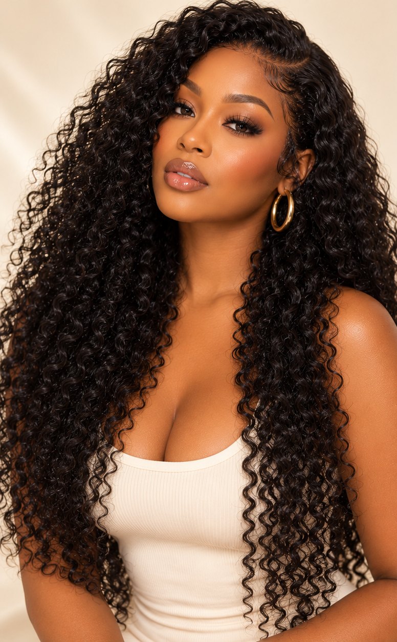 Style image: long, full, defined curls