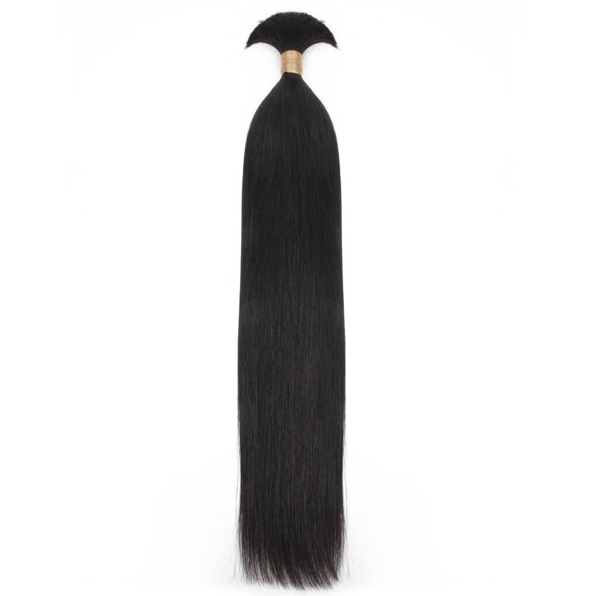 Straight Bulk Human Hair Extensions