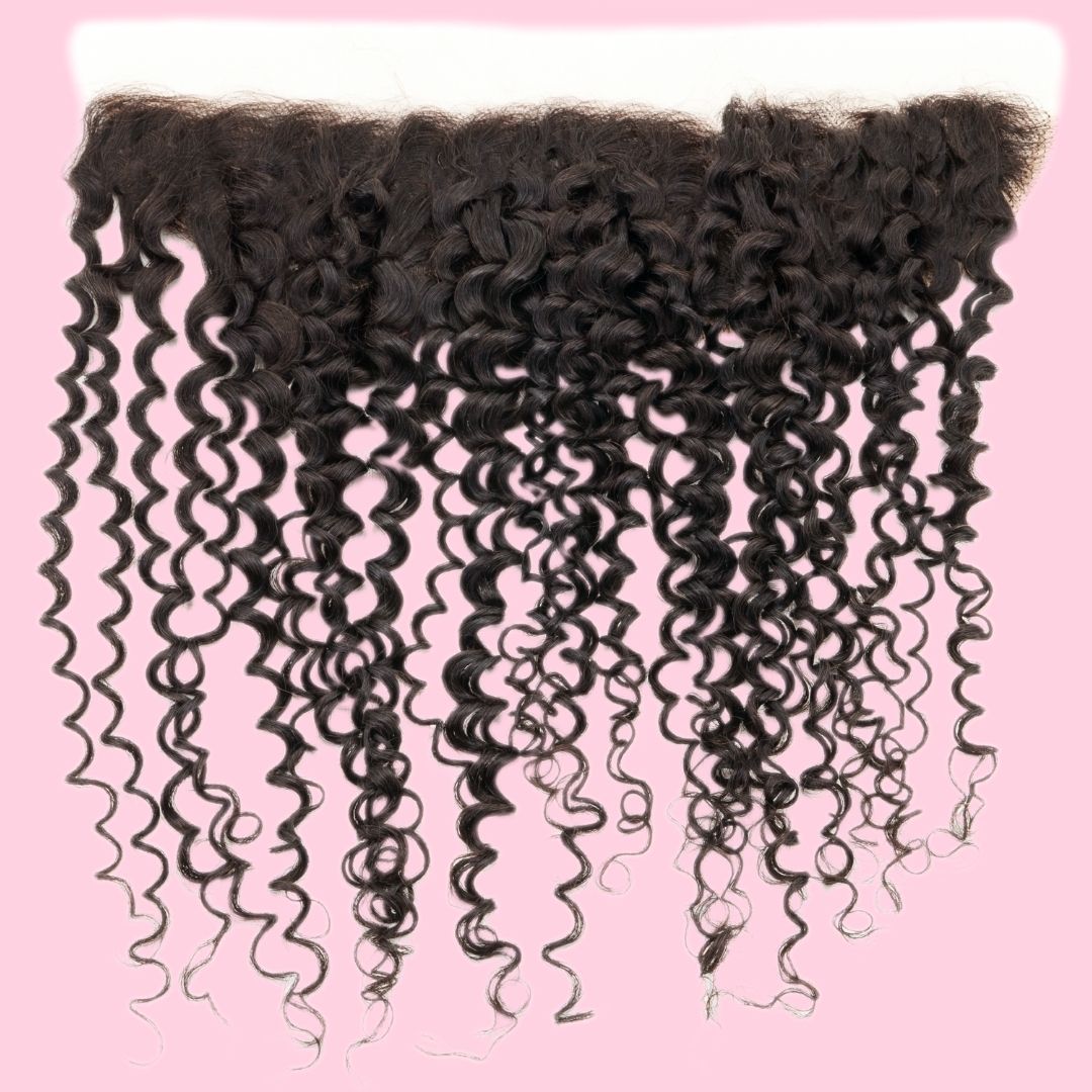 Kinky Curly 13x4 Transparent Lace Frontal